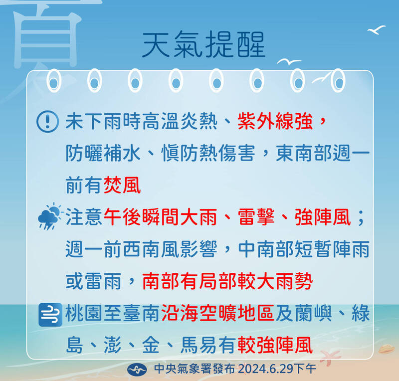 周日热爆「全台烤番薯」！中南部雷雨影响到周一清晨 自由时报电子报-Good Luck To You!