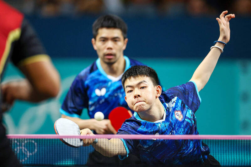 《TAIPEI TIMES》Taiwan progress to table tennis quarters in Paris 自由时报电子报-Good Luck To You!